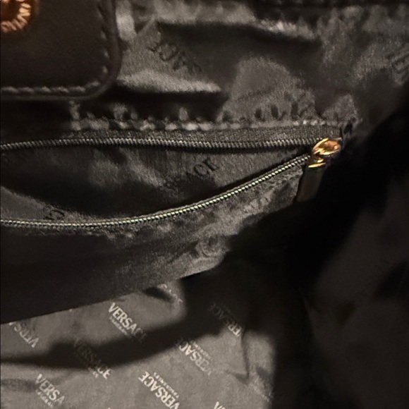 Versace Black and Gold Tote Bag - Picture 5 of 11
